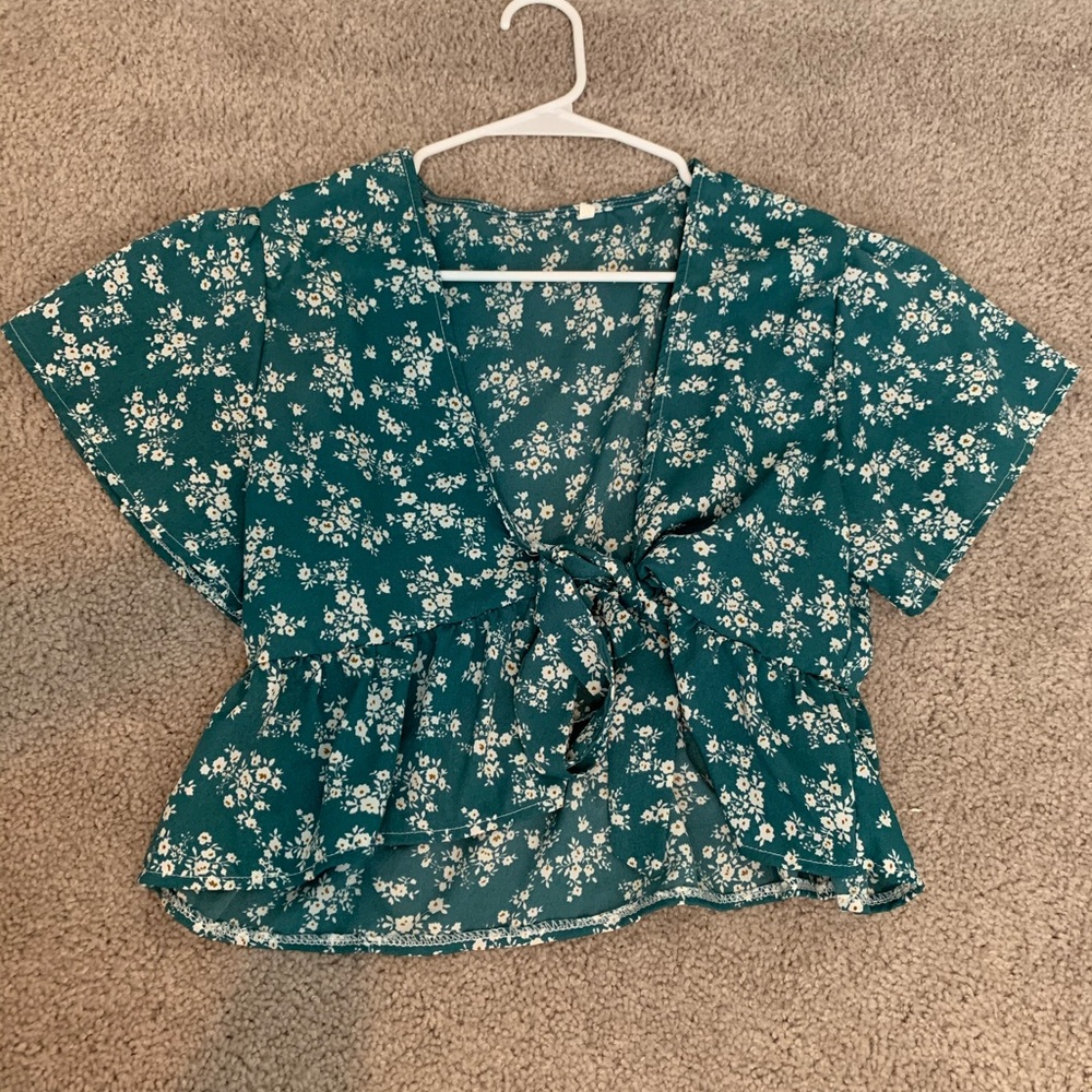 Shein Green Top